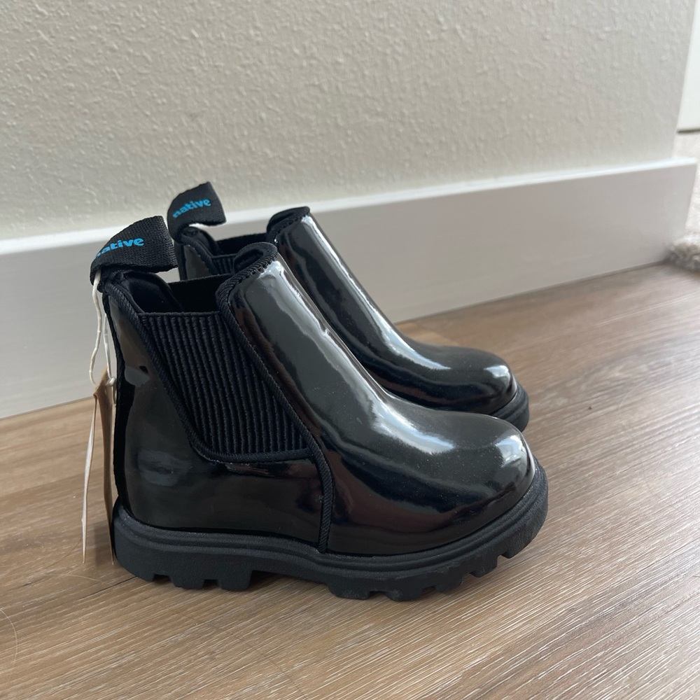 Toddler Black Boots - Size C7 - Brand New
